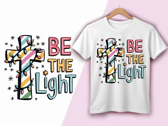 Christian Cross: Be the Light for Christmas Embroidery Projects