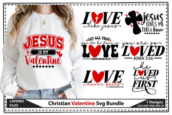Christian Valentine Svg Bundle: A Designer’s Review for T-Shirt Designs & Graphics Projects