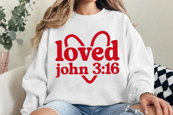 Christian Valentines Png, Valentine SVG for T-Shirt Designs & Graphics