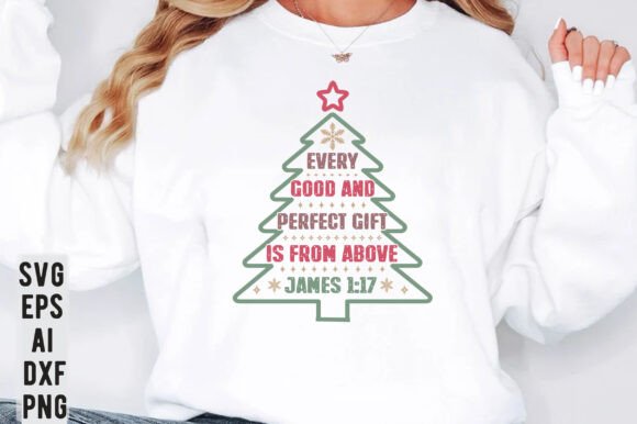 Christmas Christian SVG, Faith Quote PNG for T-Shirt Designs & Graphic Projects