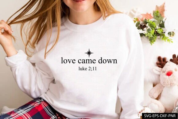 Christmas Christian SVG PNG: Graphics for T-Shirt Designs & Marketing Visuals
