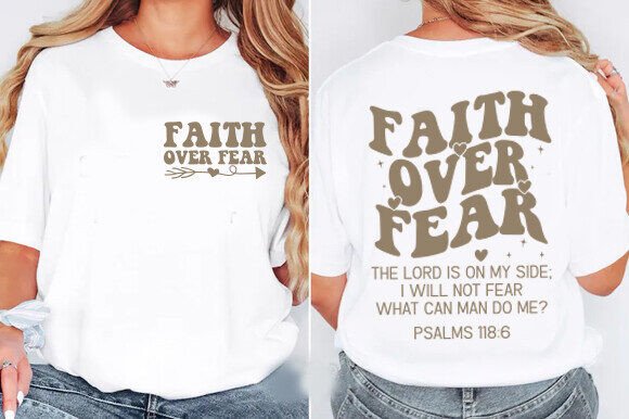Faith Over Fear Christian Hoodie Design Review