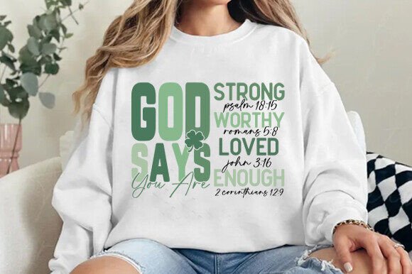 God Says You Are Lucky PNG: A Designer’s Take on Using This Graphic for T-Shirt Designs & Branding