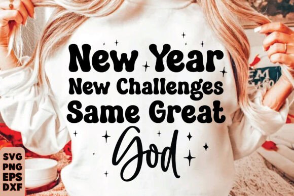 Happy New Year SVG Hello 2025 Christian – Festive Graphics for T-Shirt Designs & Craft Projects