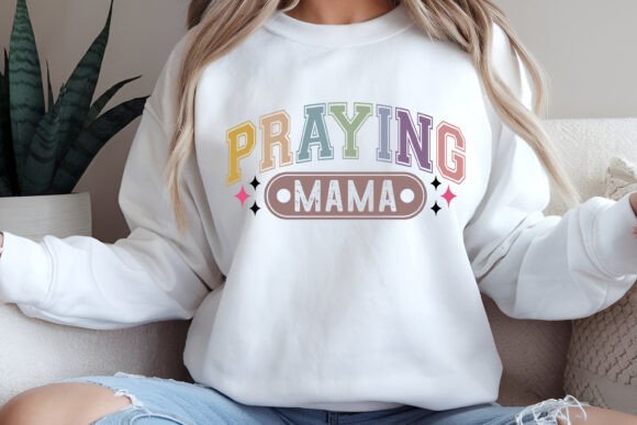 Praying Mama SVG: A Thoughtful Design for Christian Mom Projects